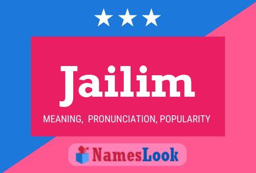 Jailim Name Poster