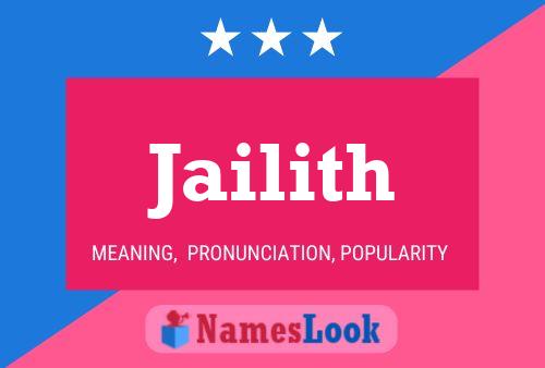 Jailith Name Poster