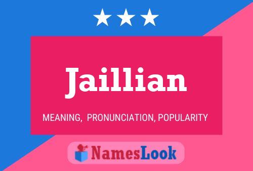 Jaillian Name Poster