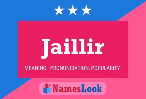 Jaillir Name Poster