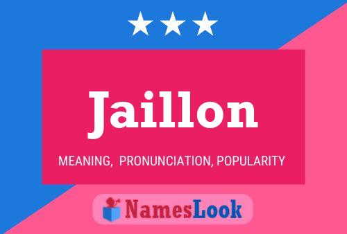 Jaillon Name Poster