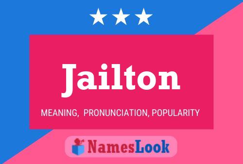 Jailton Name Poster