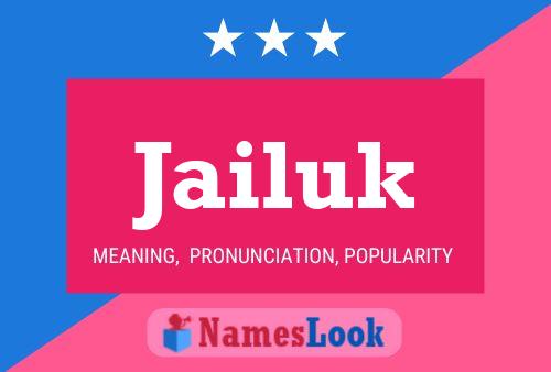 Jailuk Name Poster