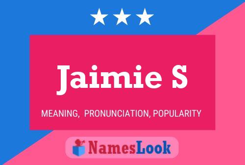 Jaimie S Name Poster