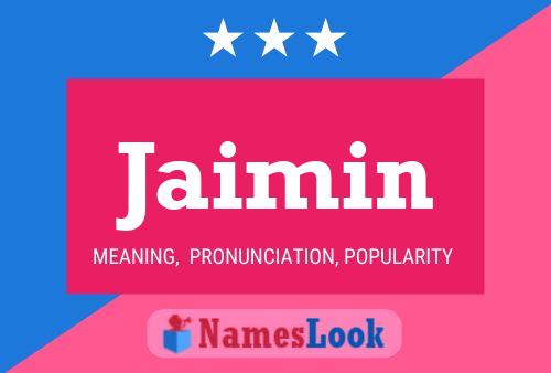 Jaimin Name Poster