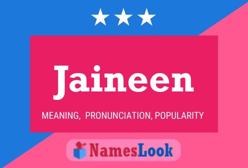 Jaineen Name Poster