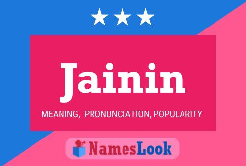 Jainin Name Poster