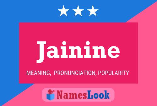 Jainine Name Poster