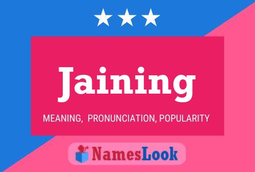 Jaining Name Poster