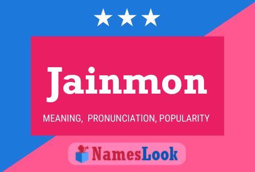 Jainmon Name Poster