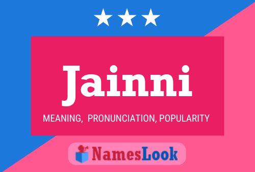 Jainni Name Poster