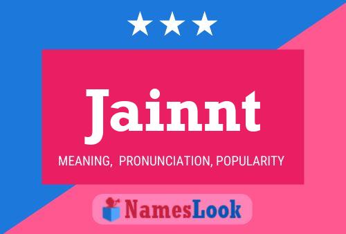 Jainnt Name Poster