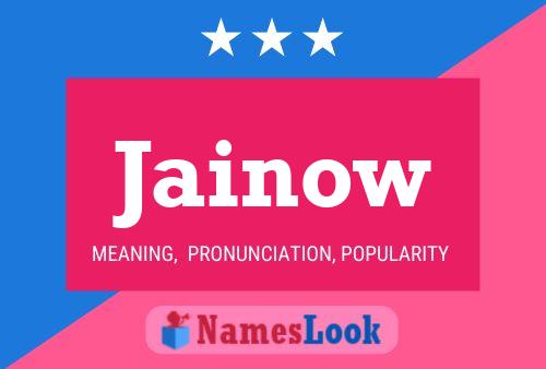 Jainow Name Poster