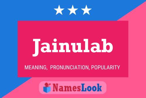 Jainulab Name Poster