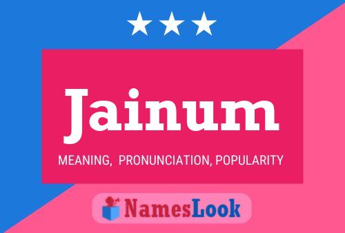 Jainum Name Poster