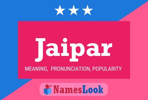 Jaipar Name Poster