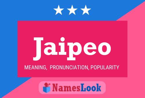 Jaipeo Name Poster