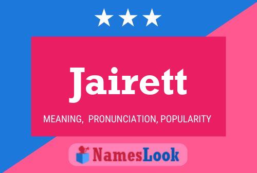 Jairett Name Poster