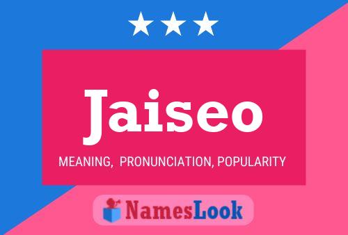 Jaiseo Name Poster