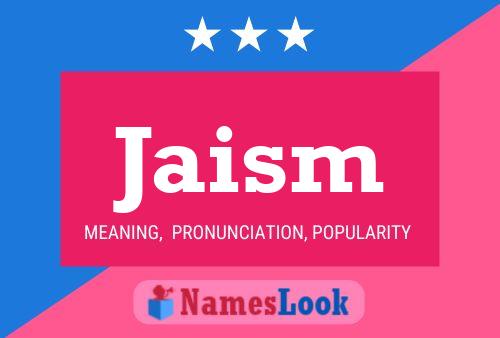 Jaism Name Poster