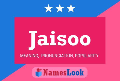 Jaisoo Name Poster