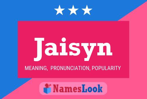 Jaisyn Name Poster