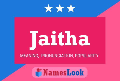 Jaitha Name Poster