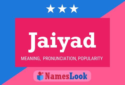 Jaiyad Name Poster