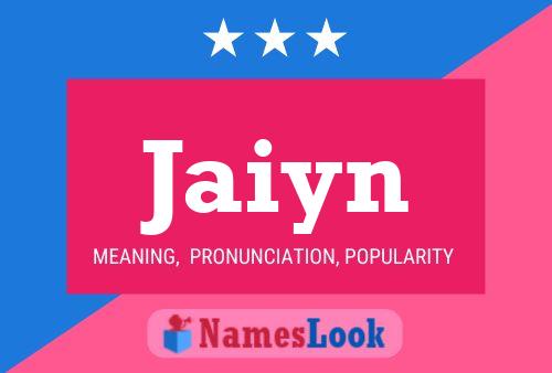 Jaiyn Name Poster