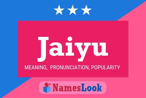 Jaiyu Name Poster