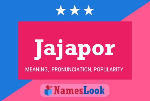 Jajapor Name Poster