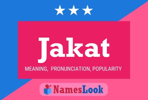 Jakat Name Poster