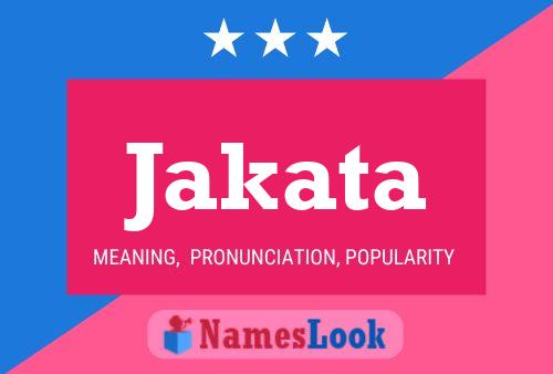 Jakata Name Poster