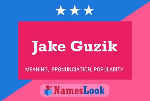 Jake Guzik Name Poster