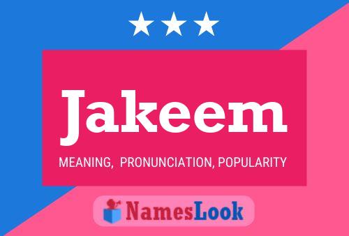 Jakeem Name Poster