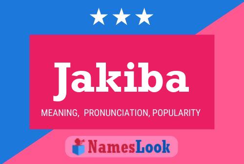 Jakiba Name Poster