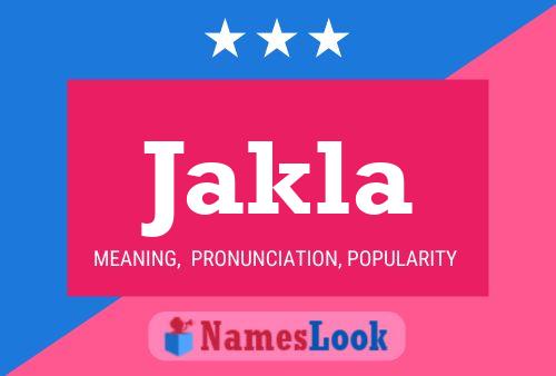 Jakla Name Poster