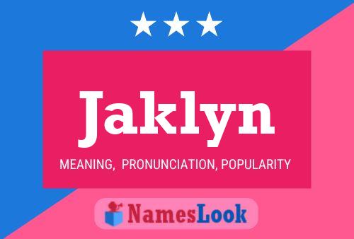 Jaklyn Name Poster