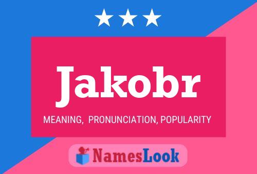 Jakobr Name Poster