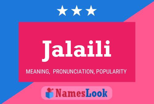 Jalaili Name Poster