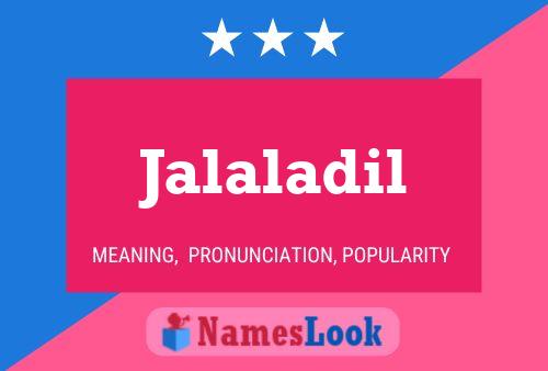 Jalaladil Name Poster