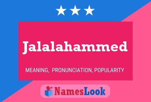 Jalalahammed Name Poster