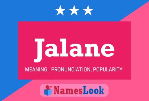 Jalane Name Poster