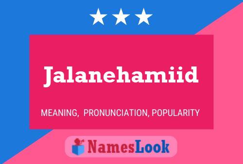 Jalanehamiid Name Poster