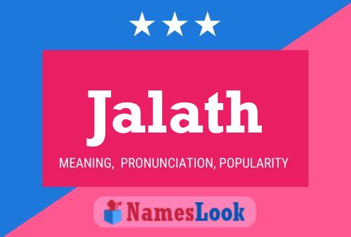 Jalath Name Poster