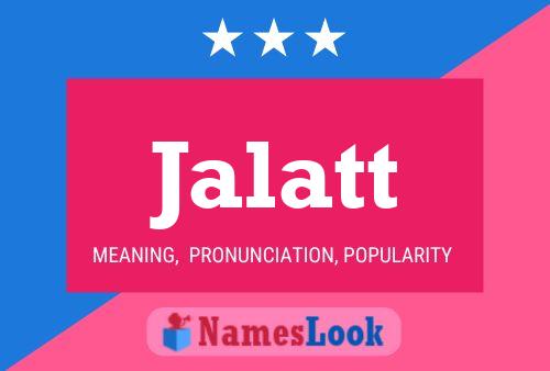 Jalatt Name Poster