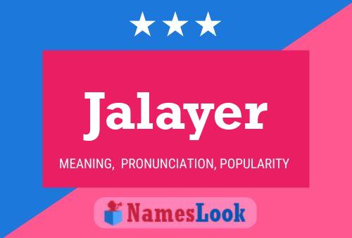 Jalayer Name Poster