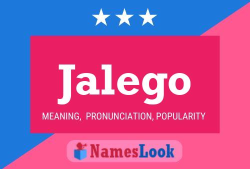 Jalego Name Poster