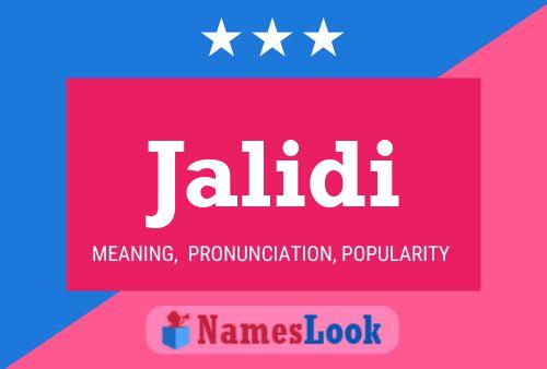 Jalidi Name Poster