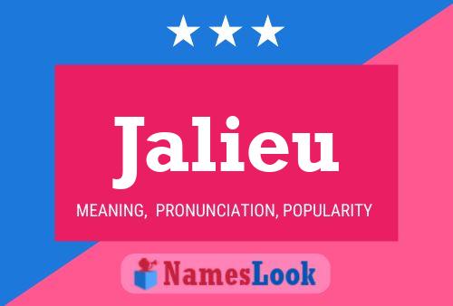 Jalieu Name Poster